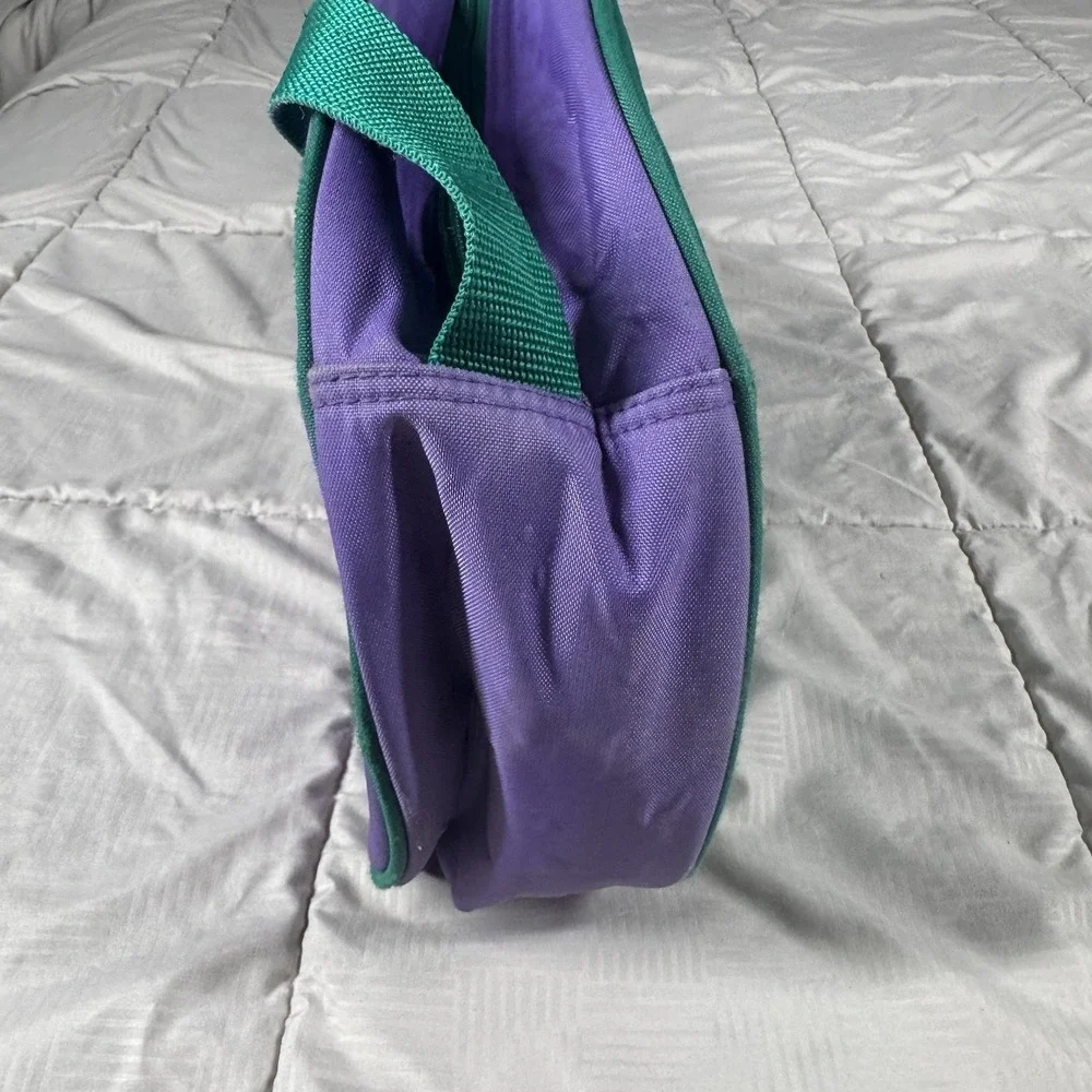 Balle De Match Racquet Bag Zip Case W Strap Nylon Vintage Tennis 90s Colorful